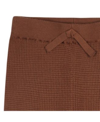 Toddler Boys Hooded Sweater Top and Pant Knit Set