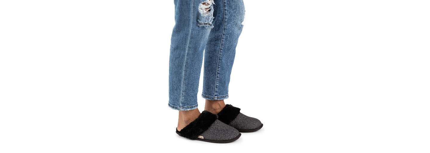 Женские тапочки MUK LUKS Angled Sparkle Scuff Slipper, цвет: Разноцветный — фото 4
