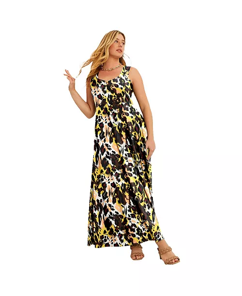 women's june + vie sleeveless sweetheart dress