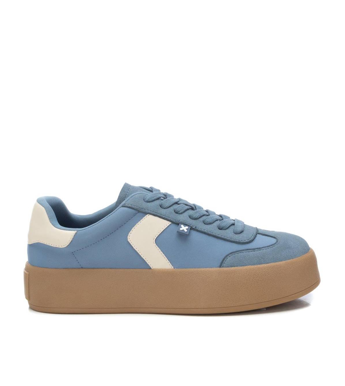Women's Lace-Up Sneakers By Xti - Khaki