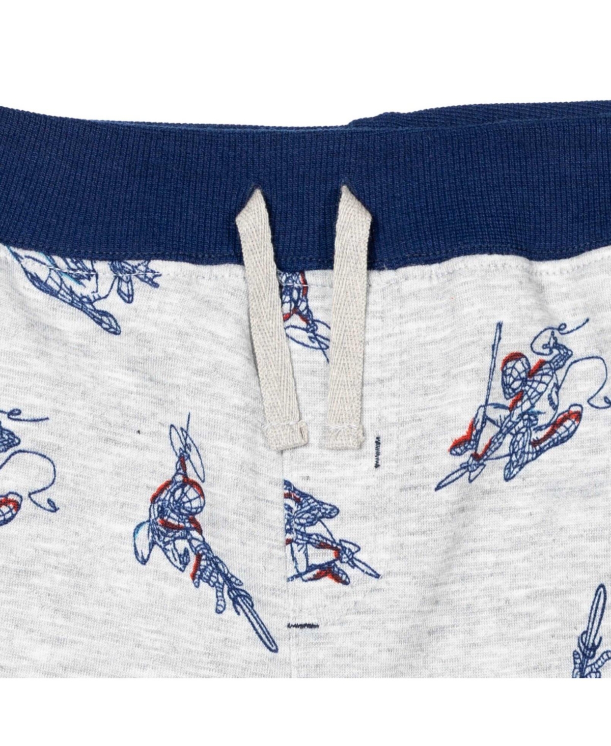 Marvel Toddler Boys Avengers Spider-Man Fleece 2 Pack Pants to -/ grey