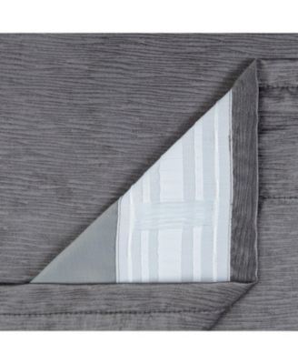 Premium 2-Panel Classy Embossed Leaf Textured Curtains - Back Tab, Ring Tab - for Windows Living Room Bedroom - Partial Room Darkening Drapes for Privacy - 52 x 96 Inches - Brown