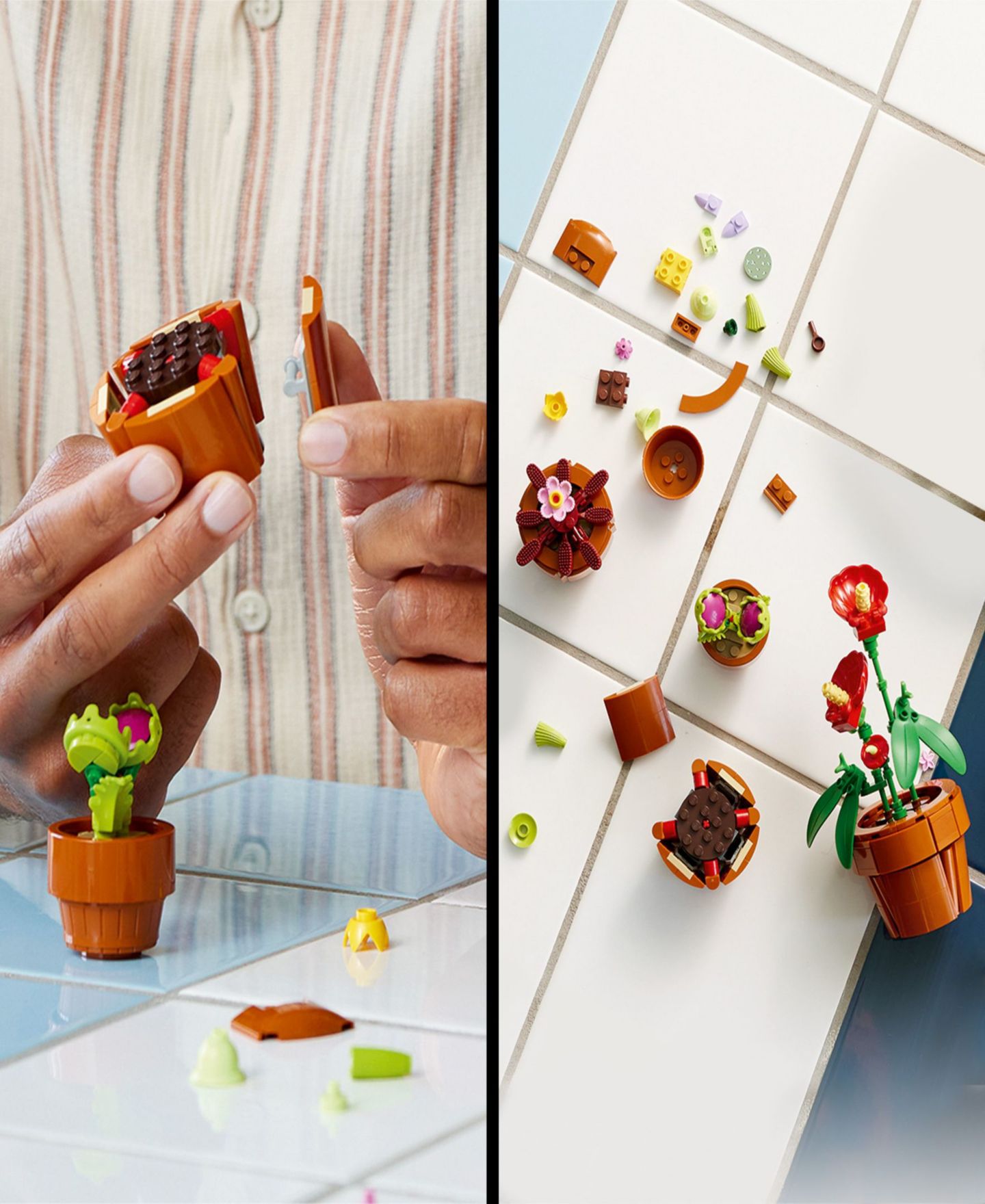 Детские конструкторы LEGO® Icons Tiny Plants and Flowers Build and Display Set 10329, 758 Pieces — фото 10