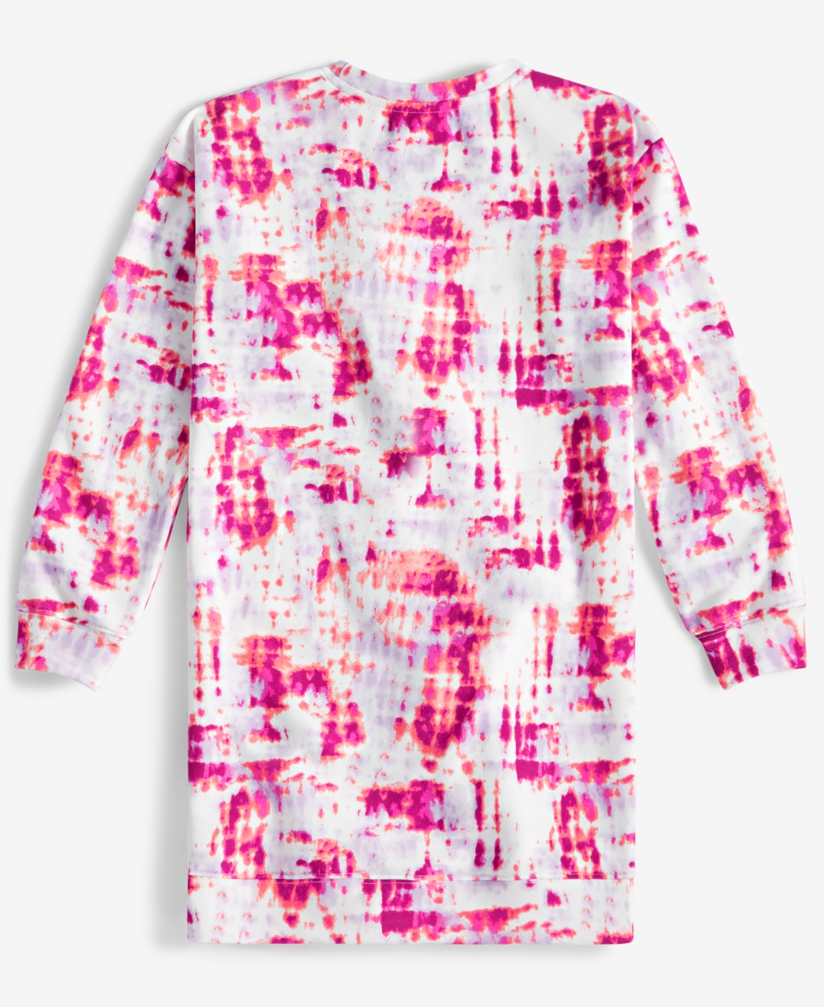 Epic Threads Little & Big Girls Stripey Tie-dyed Crewneck Dress, Exclusively At Macy's In Freesia Du