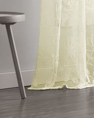 Rita Linen Look 76" W x 96" L Grommet Window Panel Set