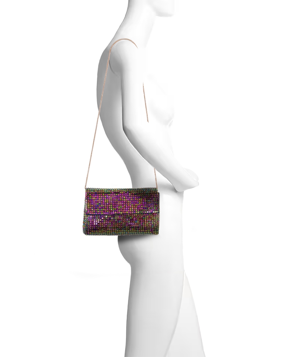 Jewel Badgley Mischka Woman's Maria Fully Crystal Envelope Clutch