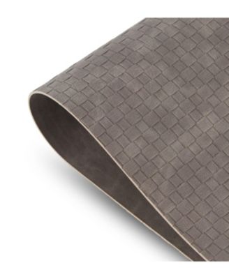 Faux Leather Look, Textured, Reversible, 12"x18", Set of 4 – Outdoor Dining Placemats