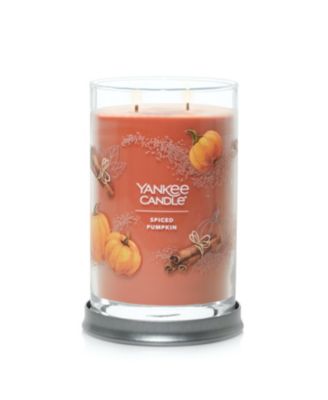 Yankee Candle Signature Large Tumbler Spiced Pumpkin Candle, 20 Oz