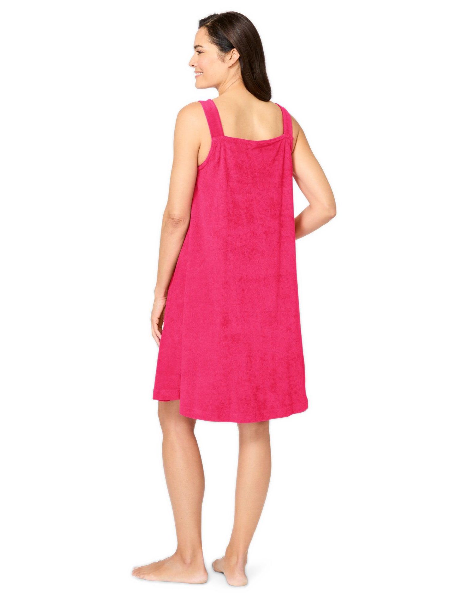 Plus Size Dreams and Co. Sleeveless Terry Lounger