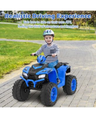 24V Kids Ride-On Electric ATV 4-Wheeler Quad Car with Wireless Connection