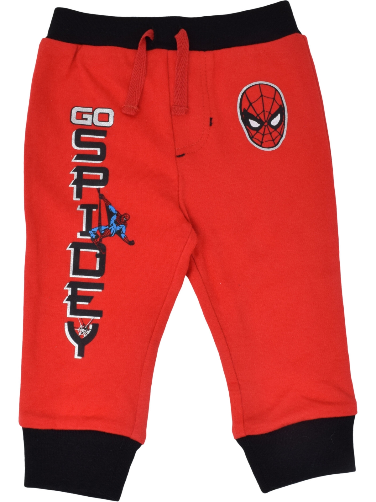 Marvel Baby Boys Baby Avengers Hulk Black Panther Captain America Baby 4 Pack Jogger Pants Newborn to -red/gray/black