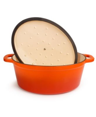 BergHOFF Neo Cast Iron 8qt. Oval Dutch Oven 13" with Lid