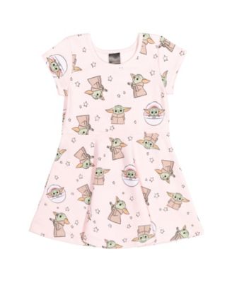 Girls Yoda French Terry Skater Dress to