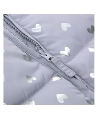 Baby Girls Soft Fleece Lined Puffer Jacket Winter Coat