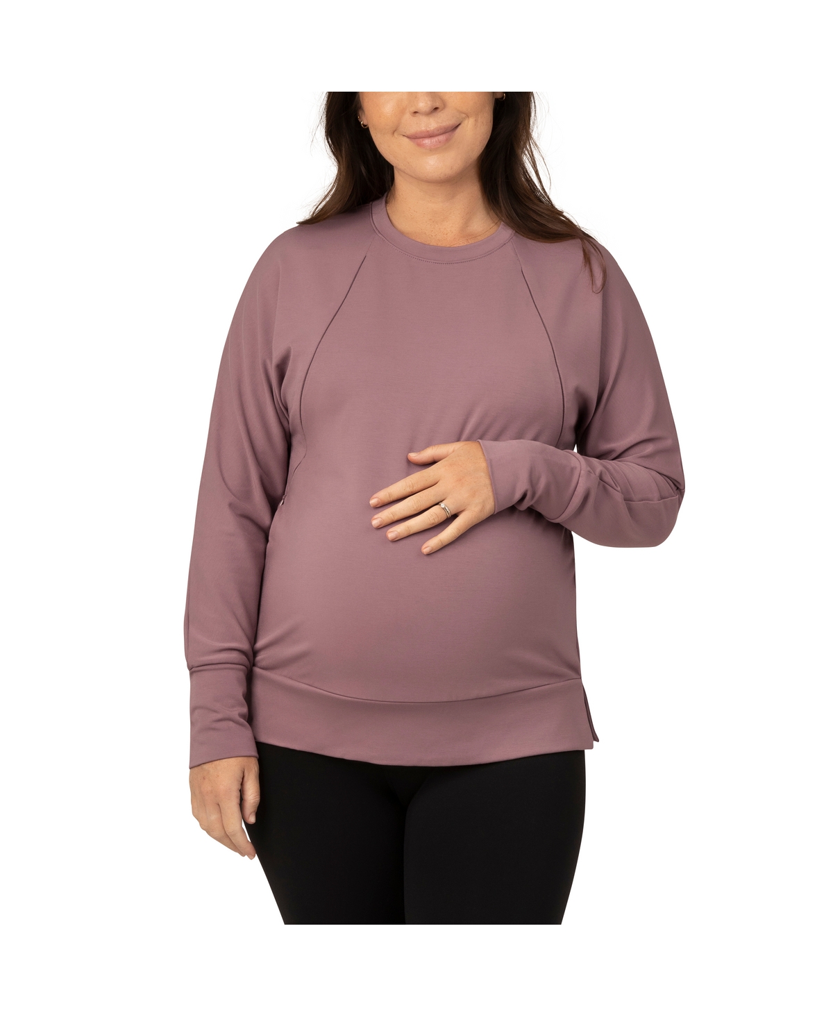 Maternity Nursing Crew Neck Sweatshirt - Twilight