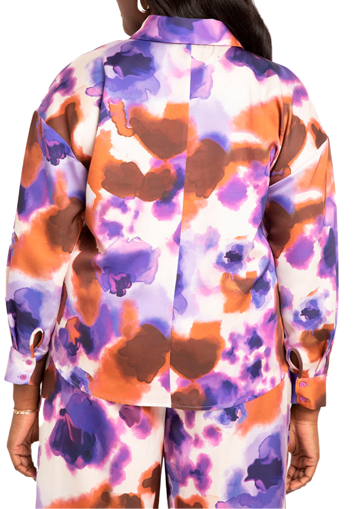 June + Vie Women's June + Vie Smocked Georgette Tunic