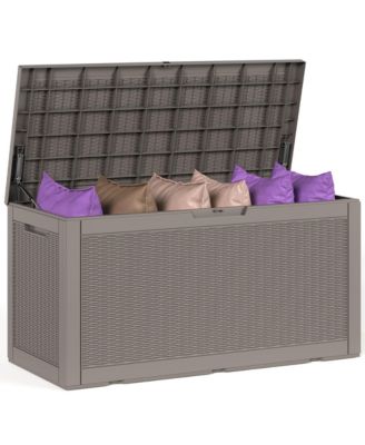 100 Gallon Outdoor Patio Deck Storage Box Floor Decor