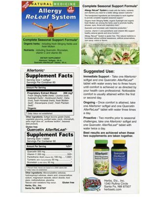 Allergy ReLeaf System - 60 Softgels + 60 Tablets