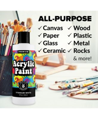 8oz Acrylic Paint Black