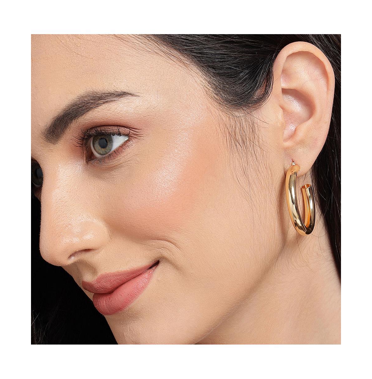 Sohi Women's Pack Of 6 Multi-layer Earrings In Gold