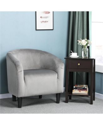 28.5″ Velvet Club Chair Accent Arm Chair for Living room