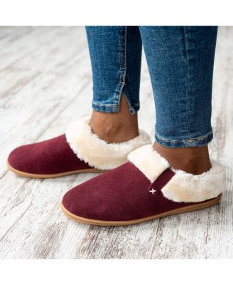 Women's Camp Collar Scuff Slippers