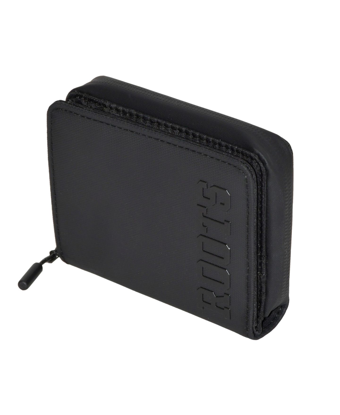 Мужской кошелёк Roots Compact Zip Around Snap Wallet, цвет: Чёрный комбинированный — фото 7