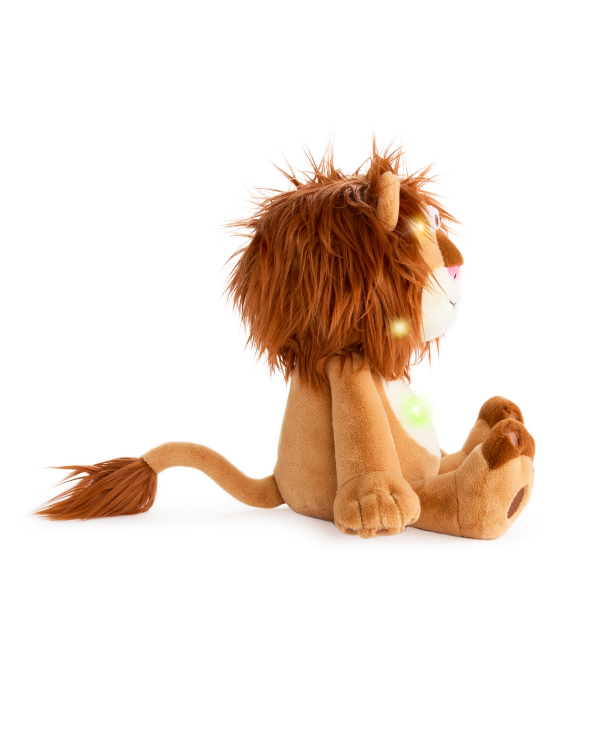 Geoffrey's Toy Box Led Light-up Plush Lion In No Color