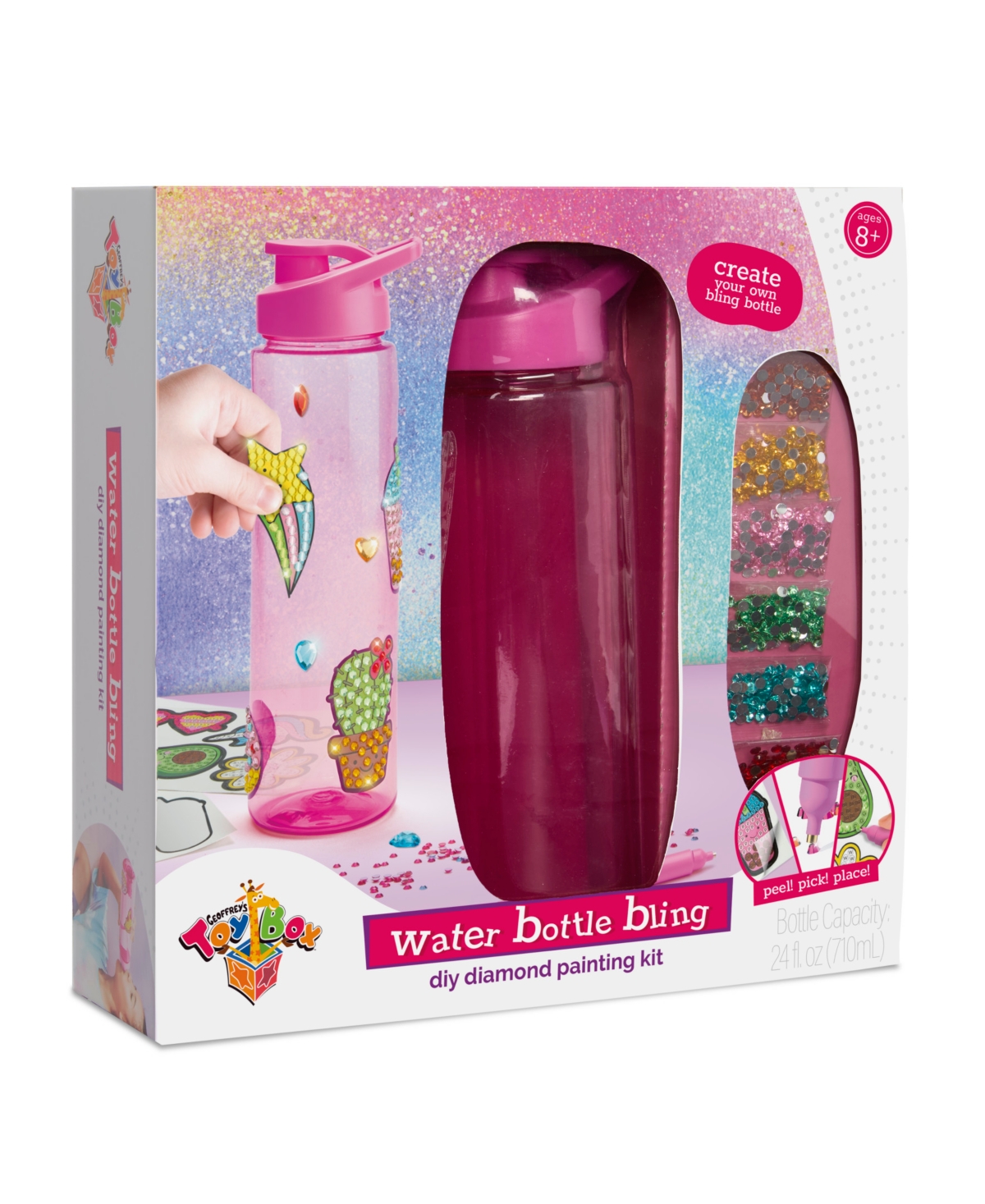 Geoffrey's Toy Box Water Bottle Bling Diy Diamond Painting Kit In No Color