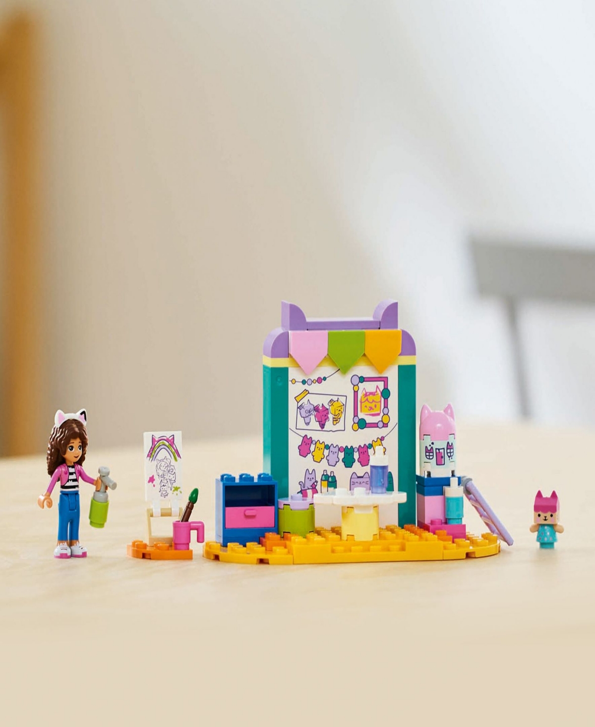 LEGO GABBY'S DOLLHOUSE CRAFTING WITH BABY BOX TOY 10795 BUILDING SET, 60 PIECES 