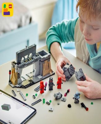 LEGO Star Wars Paz Vizsla and Moff Gideon Battle Mandalorian Building Toy Set 75386, 289 Pieces