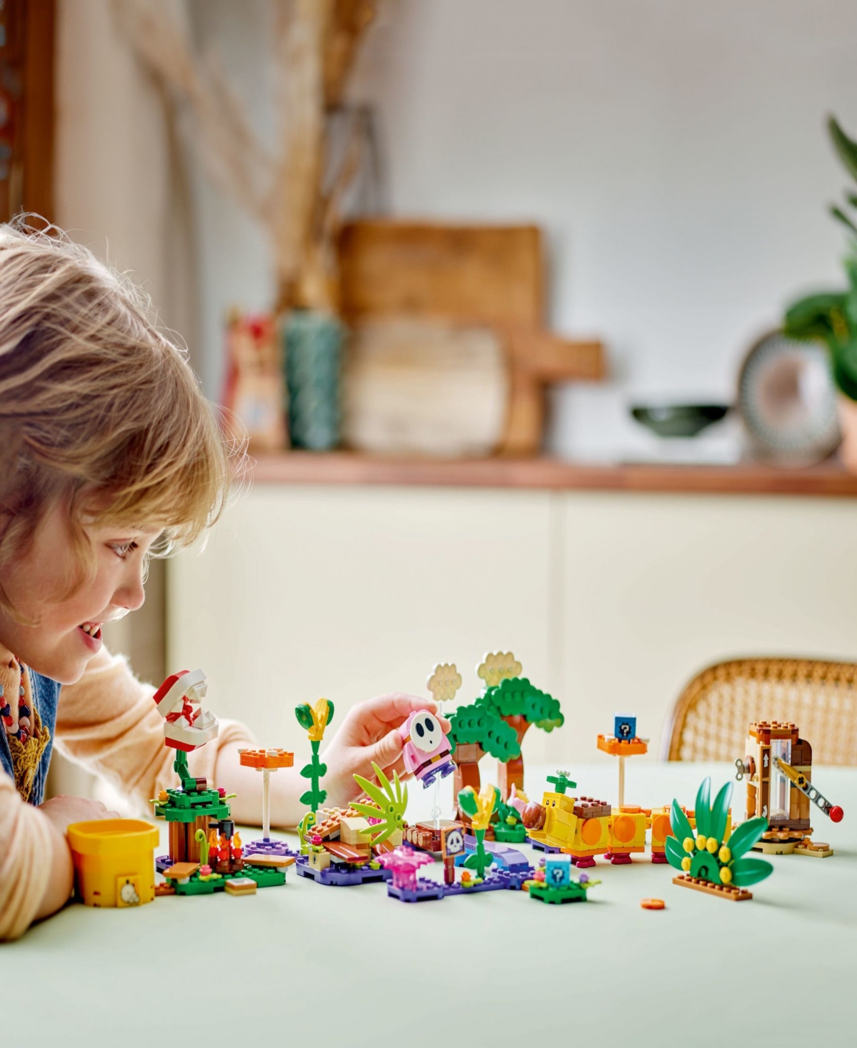 Lego Super Mario Soda Jungle Maker Set, Wiggler Toy And Mario Playset 71434, 598 Pieces In Multi Color