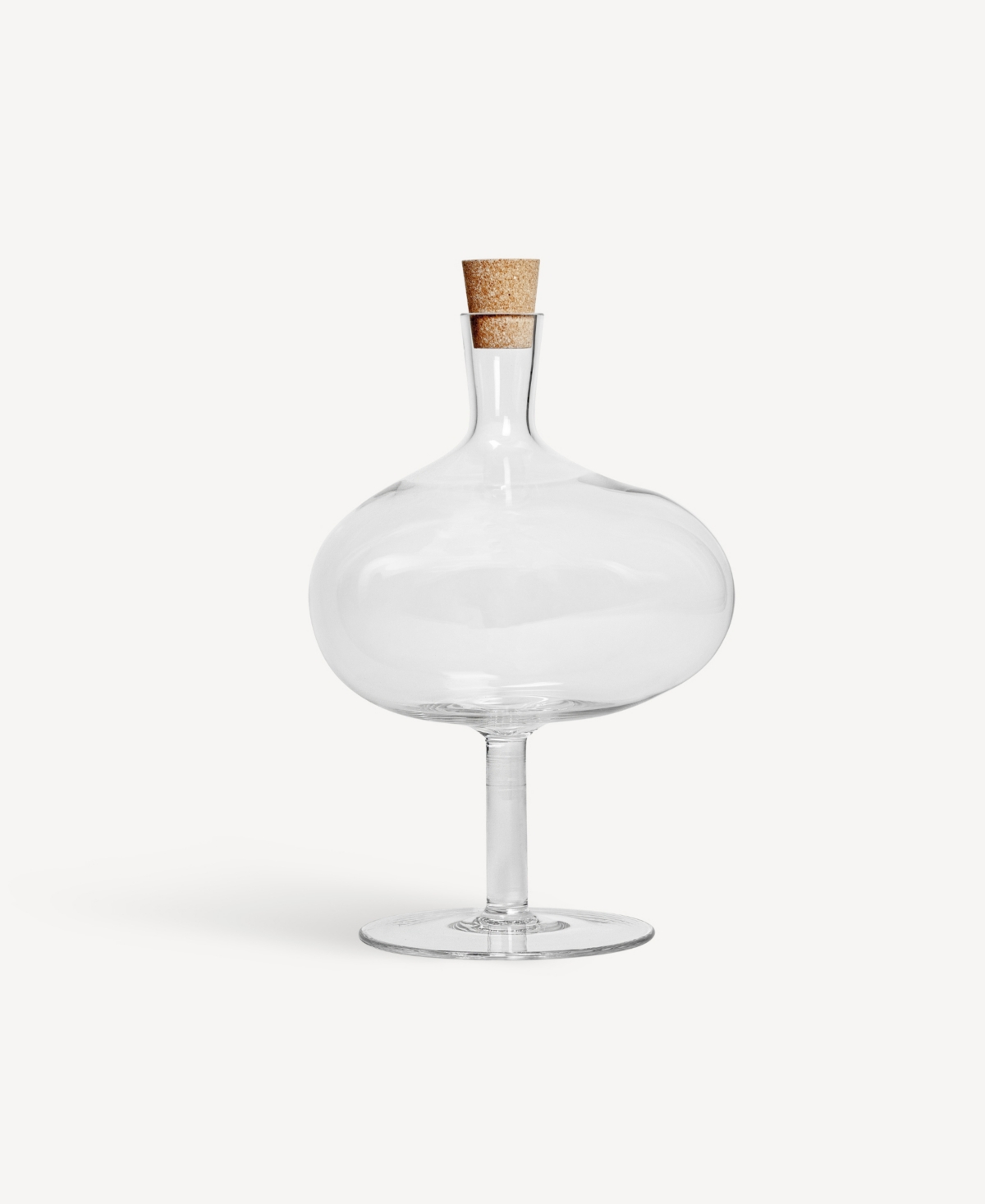 Kosta Boda 11'' Bod Bottle Crystal Glass Vase In Clear
