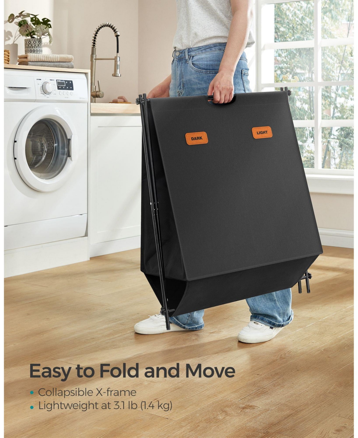 Slickblue Durable Laundry Basket for Easy Sorting and Convenient Laundry Management