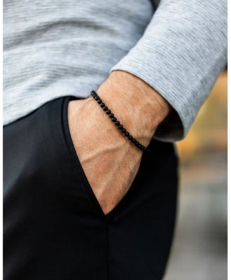 Men's Spiritual Bead Bracelet, 4mm