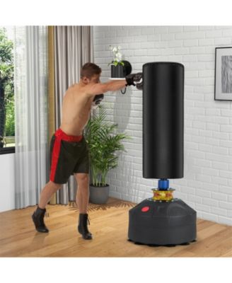 Freestanding Punching Bag Kickboxing Bag with Stand and Suction Cup Base