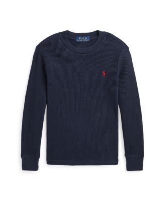 Toddler and Little Boys Waffle Long-Sleeve T-shirt