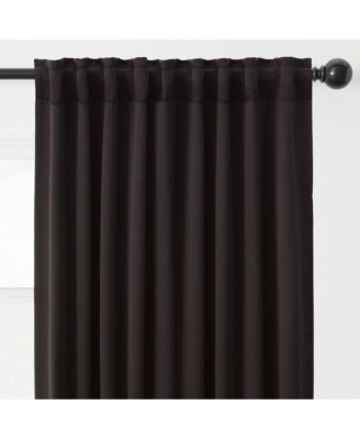 Premium 2-Panel Solid Contemporary Room Darkening Curtains - 3-in-1 Back Tab, Rod Pocket, Ring Tab  - for Windows Living Room Bedroom - Room Darkening Drapes 52 x 63 Inches - Dusty Gray
