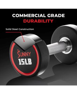 Signature Style Polyurethane Round Dumbbells, 35LBs