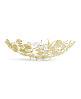 Butterfly Ginkgo Gold Centerpiece Platter