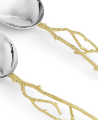 Butterfly Ginkgo Gold Serving Set, 2 Pieces