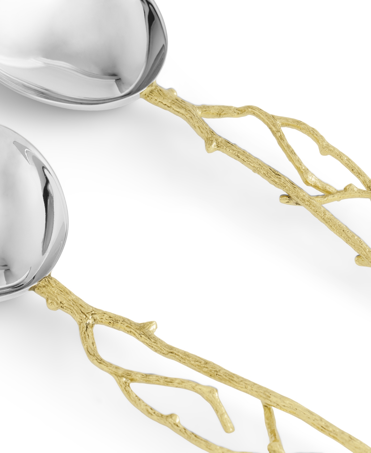 Michael Aram Butterfly Ginkgo White And Gold Serving Set In No Color
