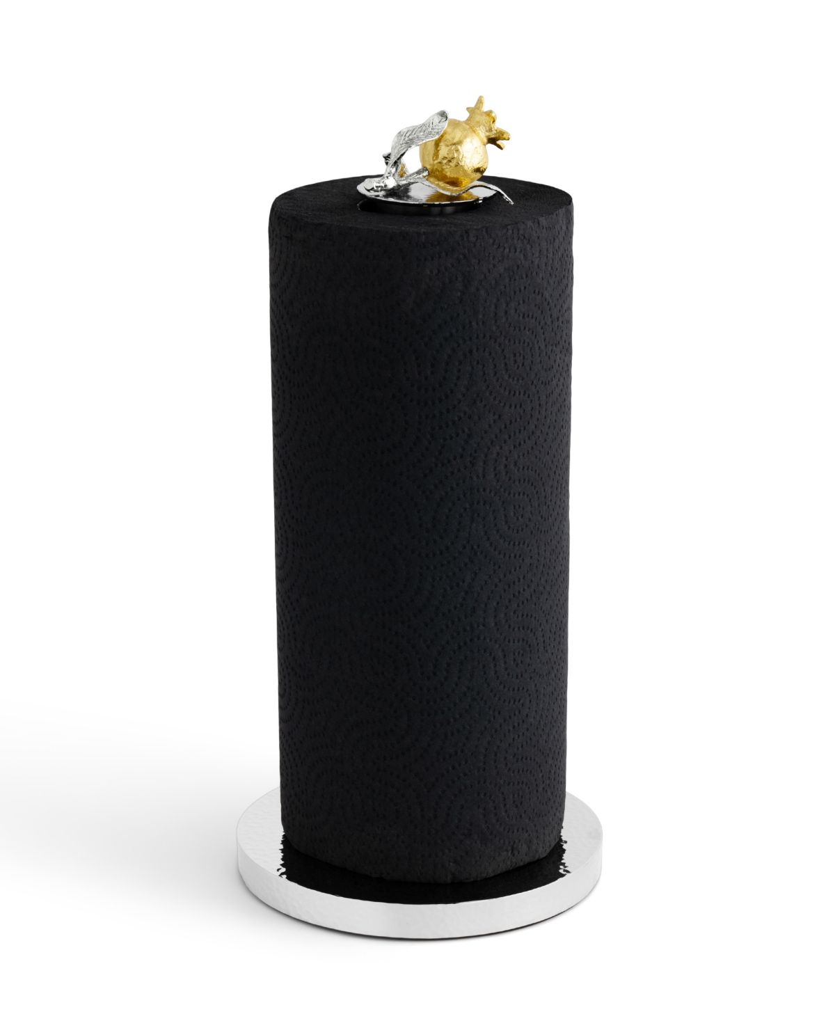 Michael Aram Pomegranate Silver And Gold Paper Towel Holder, 6.3" X 6.3" In No Color