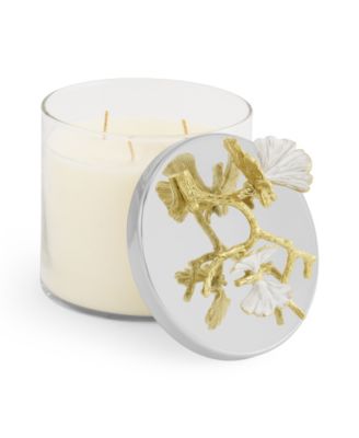 Butterfly Gingko Gold Candle