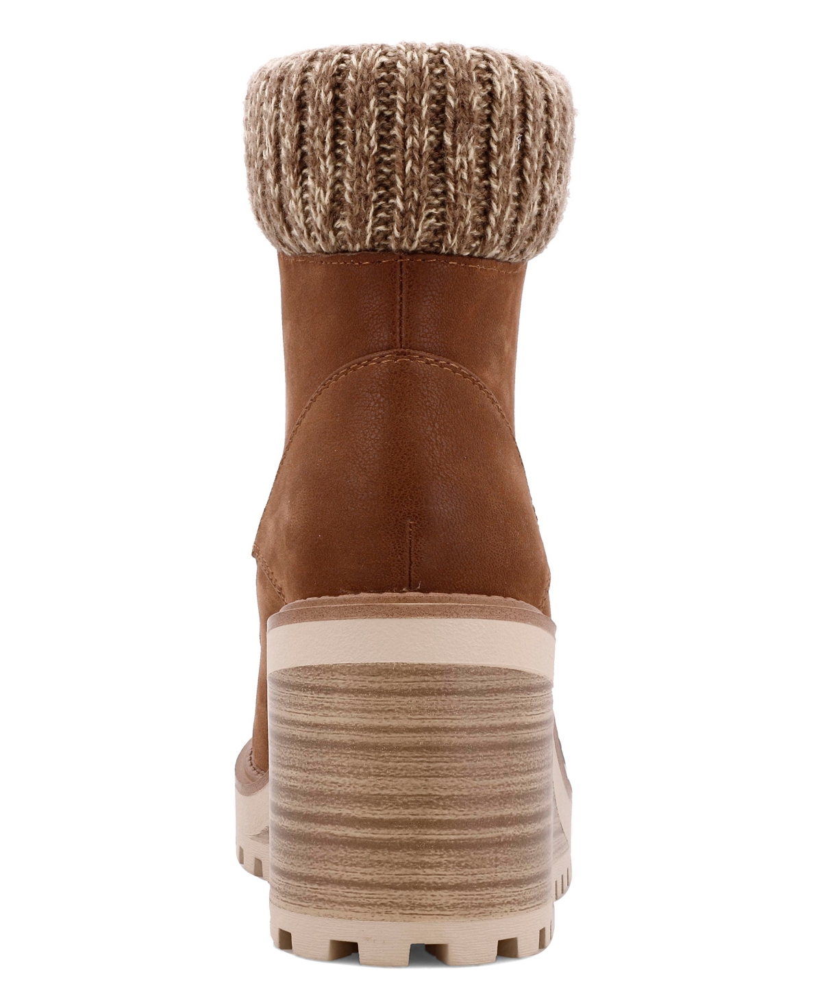 MIA WOMEN'S CHAZ LUG SOLE WEDGE BOOTIES 