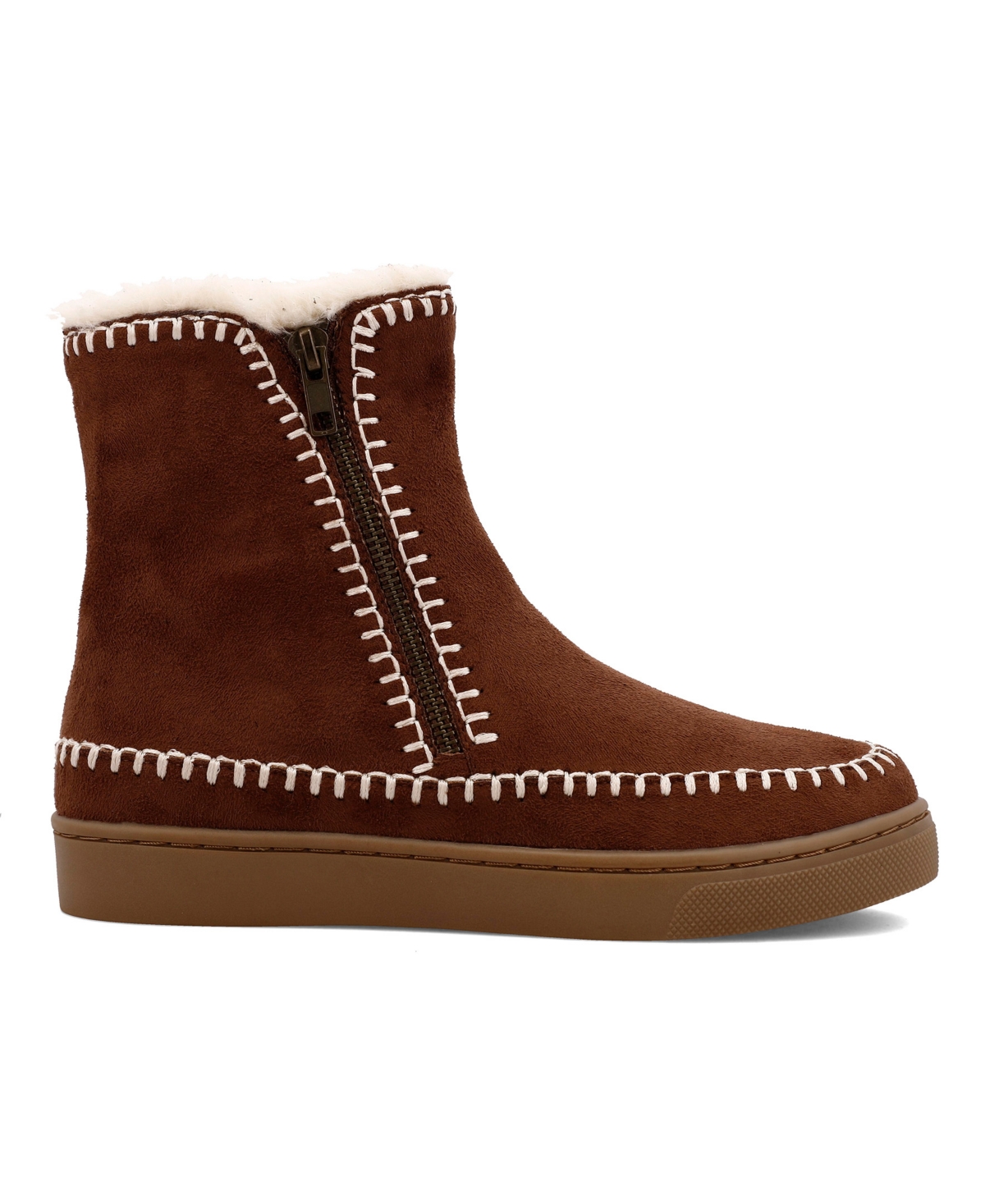 Shop Mia Women's Stormie Cold Weather Platform Booties In Cognac
