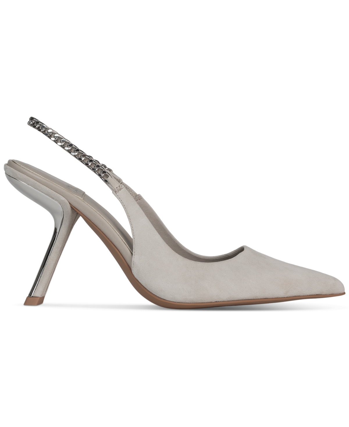 Jeffrey Campbell Arquois Slingback High-Heel Pumps -Silver
