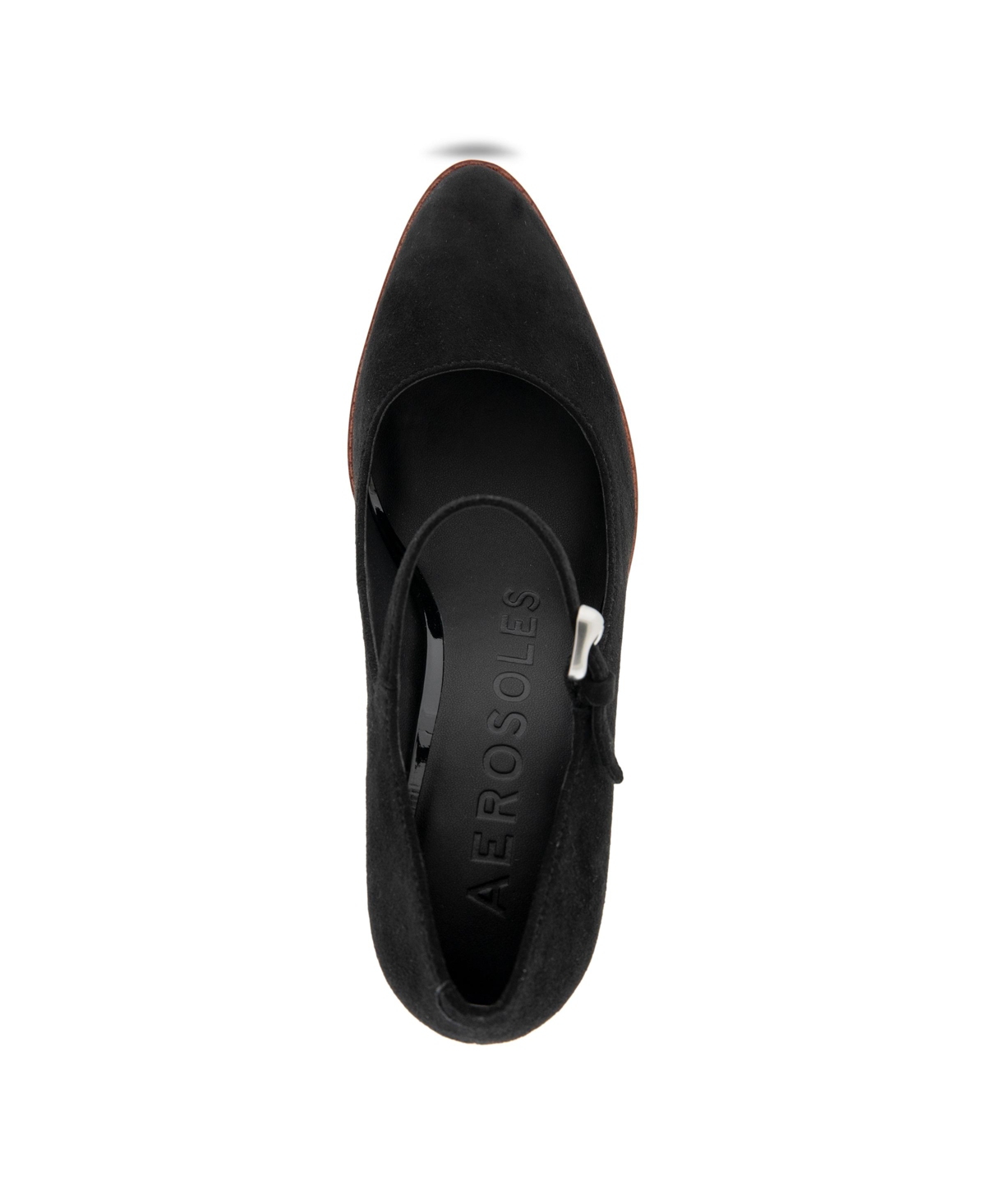 AEROSOLES WOMEN'S LOIS ORNAMENTED STRAP PUMPS 