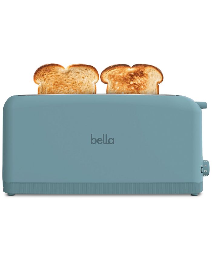 bella 2 Slice Slim Toaster  - Blue ‼️has stains ‼️and may come with missing or broken pieces ‼️