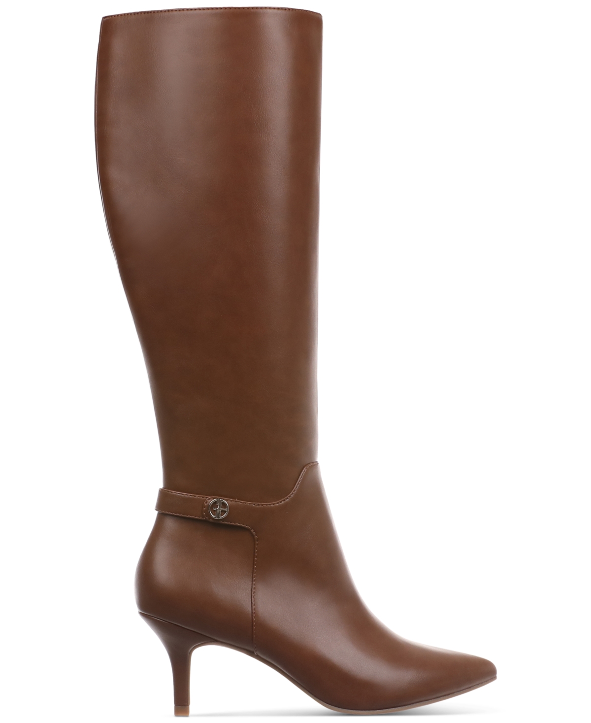 Giani Bernini Women s Crueellaa Memory Foam Knee High Dress Boots Created for Macy s Cognac Smart Closet
